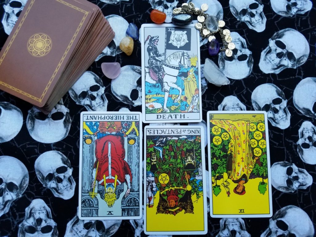 tarot card spread death