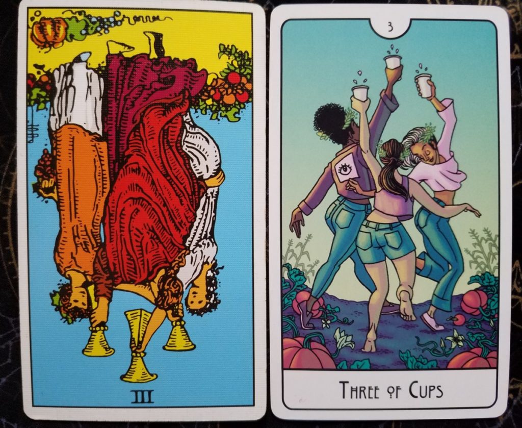 Three of Cups This Might Hurt
