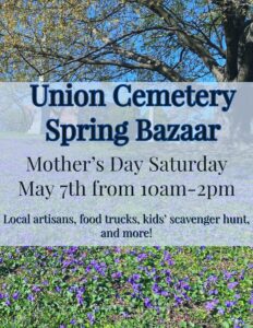 Union Cemetery Spring Bazaar